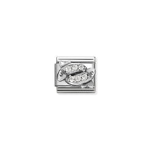 Load image into Gallery viewer, COMPOSABLE CLASSIC LINK 330326/12 PISCES WITH CZ IN 925 SILVER