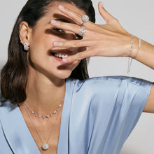 Load image into Gallery viewer, LIFE BOUQUET BRACELET 242504/010 SILVER & WHITE CZ