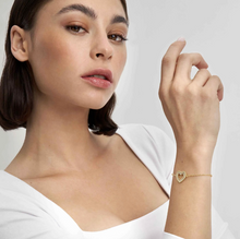 Load image into Gallery viewer, LOVECLOUD BRACELET SILVER WITH CZ 240502/009 HEART