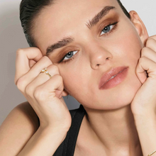 Load image into Gallery viewer, FASHION ERA SILVER RING 242200/010 TRIPLE WHITE CZ