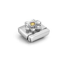Load image into Gallery viewer, COMPOSABLE CLASSIC LINK 330311/14 DAFFODIL CZ IN SILVER