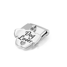 Load image into Gallery viewer, COMPOSABLE CLASSIC LINK 331811/13 DOG LOVER PENDANT CHARM IN SILVER