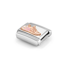 Load image into Gallery viewer, COMPOSABLE CLASSIC LINK 430202/25 SPORTS SHOE 9K ROSE GOLD AND ENAMEL