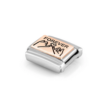 Load image into Gallery viewer, COMPOSABLE CLASSIC LINK 430111/12 FOREVER HANDS IN 9K ROSE GOLD