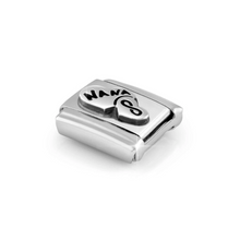 Load image into Gallery viewer, COMPOSABLE CLASSIC LINK 330101/19 NANA HEART AND INFINITY IN 925 SILVER