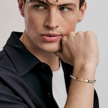 Load image into Gallery viewer, STRONG DIAMOND BRACELET 028321/034 STAINLESS STEEL CHAIN WITH WHITE DIAMOND & ROSE GOLD PVD