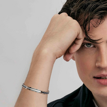 Load image into Gallery viewer, STRONG DIAMOND BRACELET 028325/030 STAINLESS STEEL WITH BLUE PVD & SAPPHIRES