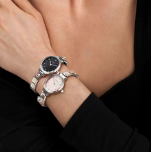 Load image into Gallery viewer, WATCH 076038/012 STAINLESS STEEL OVAL BLACK DIAL