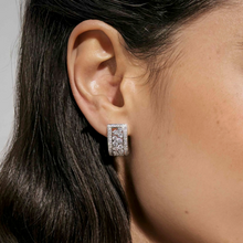 Load image into Gallery viewer, LIFE BOUQUET STERLING SILVER EARRINGS 242511/010 WHITE CZ