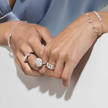 Load image into Gallery viewer, LIFE BOUQUET BRACELET 242504/011 ROSE GOLD & WHITE CZ