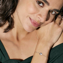 Load image into Gallery viewer, PETIT SPARKLE BRACELET 242300/003 GOLD FOUR LEAF CLOVER WITH CZ