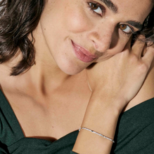 Load image into Gallery viewer, PETIT SPARKLE TENNIS BRACELET 242301/012 GOLD WITH CZ