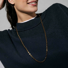 Load image into Gallery viewer, ECCLETTICA NECKLACE 134313/012 LONG GOLD NAVY CHAIN