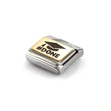 Load image into Gallery viewer, COMPOSABLE CLASSIC LINK 030166/74 GRADUATION HAT #DONE IN 18K GOLD AND ENAMEL