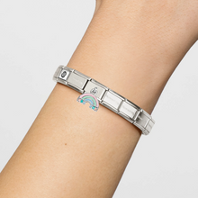Load image into Gallery viewer, COMPOSABLE CLASSIC LINK 331815/17 RAINBOW PENDANT CHARM IN SILVER