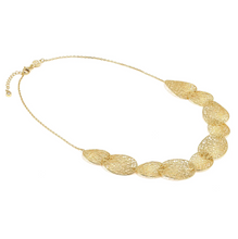 Load image into Gallery viewer, LEAF OF LIGHT NECKLACE 243111/012 GOLD LARGE LEAF