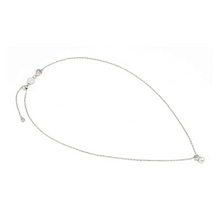 Load image into Gallery viewer, PEARLS LOOP NECKLACE 242902/007 PEARL STAR PENDANT IN SILVER