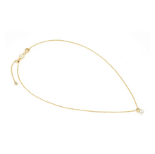 Load image into Gallery viewer, PEARLS LOOP NECKLACE 242902/009 PEARL STAR PENDANT IN GOLD