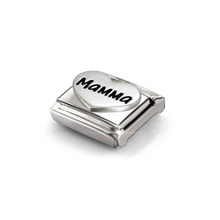 Load image into Gallery viewer, COMPOSABLE CLASSIC LINK 330114/27 MAMMA HEART IN SILVER