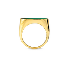 Load image into Gallery viewer, SIREN DREAM RING 243303/045 GOLD & OVAL GREEN MALACHITE