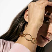 Load image into Gallery viewer, WEAR & STYLE BRACELET 134506/001 S/STEEL HAMMERED LINK CHAIN
