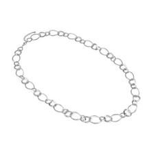 Load image into Gallery viewer, WEAR & STYLE NECKLACE 134512/001 S/STEEL HAMMERED LINK CHAIN