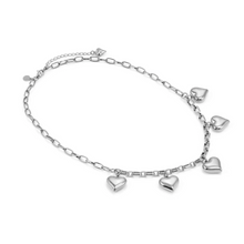 Load image into Gallery viewer, WEAR & STYLE NECKLACE 134510/004 S/STEEL HEART PENDANTS