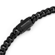Load image into Gallery viewer, BOLD STEEL NECKLACE 133215/044 BLACK CHAIN WITH YELLOW PVD
