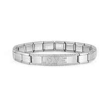 Load image into Gallery viewer, TRENDSETTER LOVE BRACELET 021139/014 STAINLESS STEEL & CZ