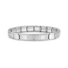 Load image into Gallery viewer, TRENDSETTER MUM BRACELET 021139/016 STAINLESS STEEL & CZ