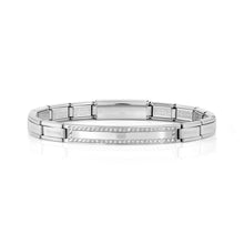 Load image into Gallery viewer, TRENDSETTER SMARTY BRACELET 021147/001 STAINLESS STEEL & CZ