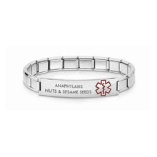 Load image into Gallery viewer, TRENDSETTER MEDICAL ALERT BRACELET 021190/010 STAINLESS STEEL ENGRAVABLE