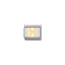 Load image into Gallery viewer, COMPOSABLE CLASSIC LINK 030101/08 LETTER H IN 18K GOLD