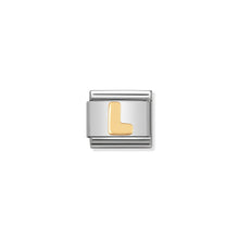 Load image into Gallery viewer, COMPOSABLE CLASSIC LINK 030101/12 LETTER L IN 18K GOLD