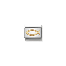 Load image into Gallery viewer, COMPOSABLE CLASSIC LINK 030105/08 ICHTHYS IN 18K GOLD