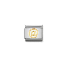 Load image into Gallery viewer, COMPOSABLE CLASSIC LINK 030108/12 @ SYMBOL IN 18K GOLD