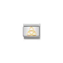 Load image into Gallery viewer, COMPOSABLE CLASSIC LINK 030119/04 TRINITY KNOT IN 18K GOLD