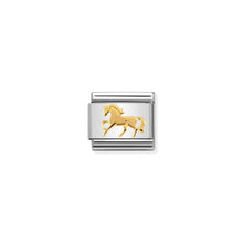 Load image into Gallery viewer, COMPOSABLE CLASSIC LINK 030149/26 GALLOPING HORSE IN 18K GOLD