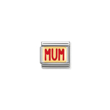 Load image into Gallery viewer, COMPOSABLE CLASSIC LINK 030229/39 MUM IN 18K GOLD AND ENAMEL