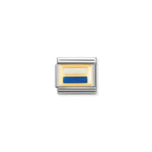 Load image into Gallery viewer, COMPOSABLE CLASSIC LINK 030234/19 REPUBLIC OF SAN MARINO FLAG IN 18K GOLD AND ENAMEL