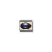 Load image into Gallery viewer, COMPOSABLE CLASSIC LINK 030504/08 SEPTEMBER SAPPHIRE OVAL STONE IN 18K GOLD