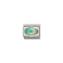 Load image into Gallery viewer, COMPOSABLE CLASSIC LINK 030504/09 MAY EMERALD OVAL STONE IN 18K GOLD