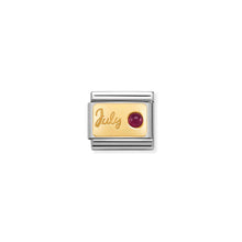 Load image into Gallery viewer, COMPOSABLE CLASSIC LINK 030519/07 JULY RUBY IN 18K GOLD