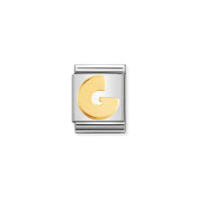 Load image into Gallery viewer, COMPOSABLE <STRONG>BIG LINK</STRONG> 032101/07 LETTER G IN 18K GOLD