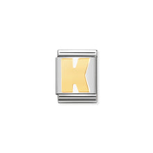 Load image into Gallery viewer, COMPOSABLE <STRONG>BIG LINK</STRONG> 032101/11 LETTER K IN 18K GOLD