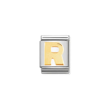 Load image into Gallery viewer, COMPOSABLE <STRONG>BIG LINK</STRONG> 032101/18 LETTER R IN 18K GOLD