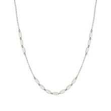 Load image into Gallery viewer, ARMONIE NECKLACE 146902/010 SILVER OVALS