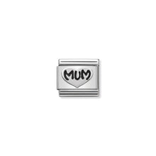 Load image into Gallery viewer, COMPOSABLE CLASSIC LINK 330101/12 MUM HEART IN 925 SILVER