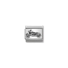 Load image into Gallery viewer, COMPOSABLE CLASSIC LINK 330101/32 VINTAGE MOTORBIKE IN 925 SILVER