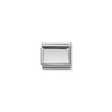 Load image into Gallery viewer, COMPOSABLE CLASSIC LINK 330104/01 ENGRAVABLE PLATE IN 925 SILVER